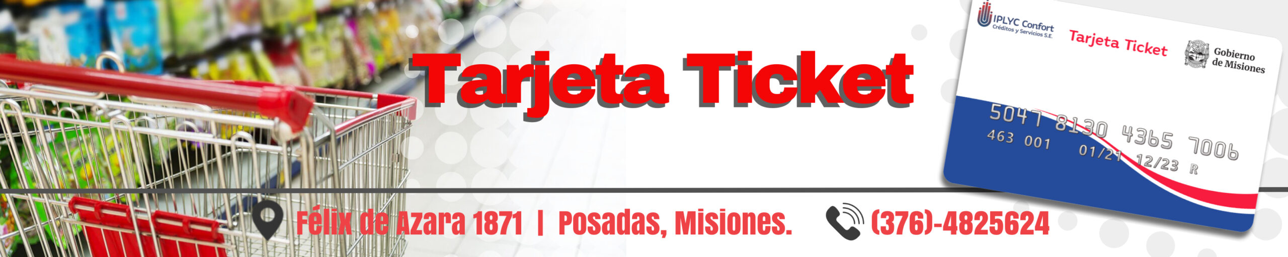 Tarjeta Ticket