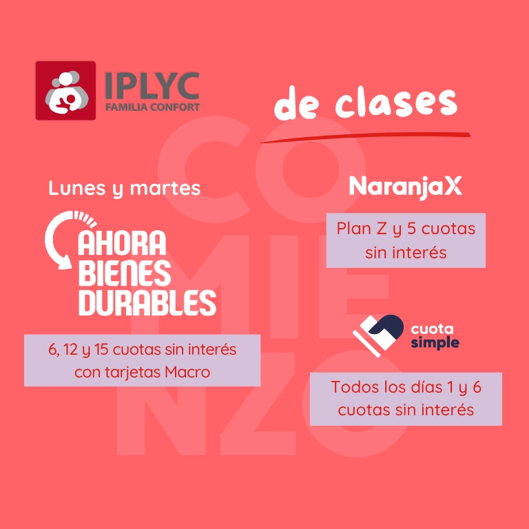 Vuelta a clases, ofertas en Familia Confort.