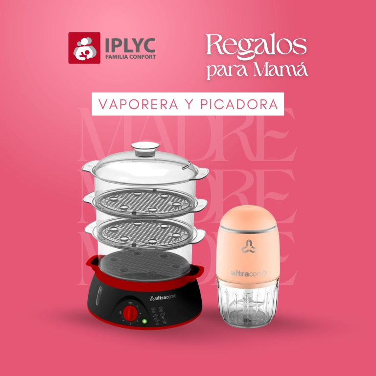 Regalos para mamá: vaporeras y picadoras.