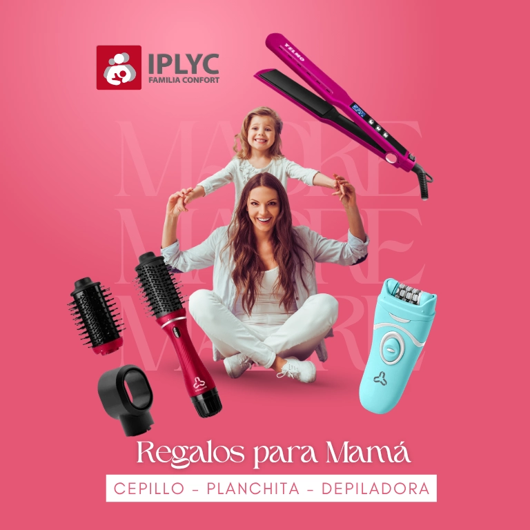 Regalos para mamá: cepillos - planchitas - depiladoras.